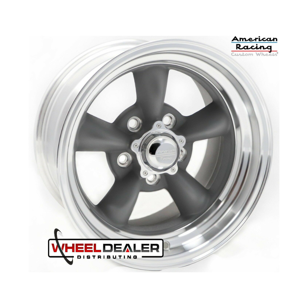 14" Gray Torq Thrust II Wheels