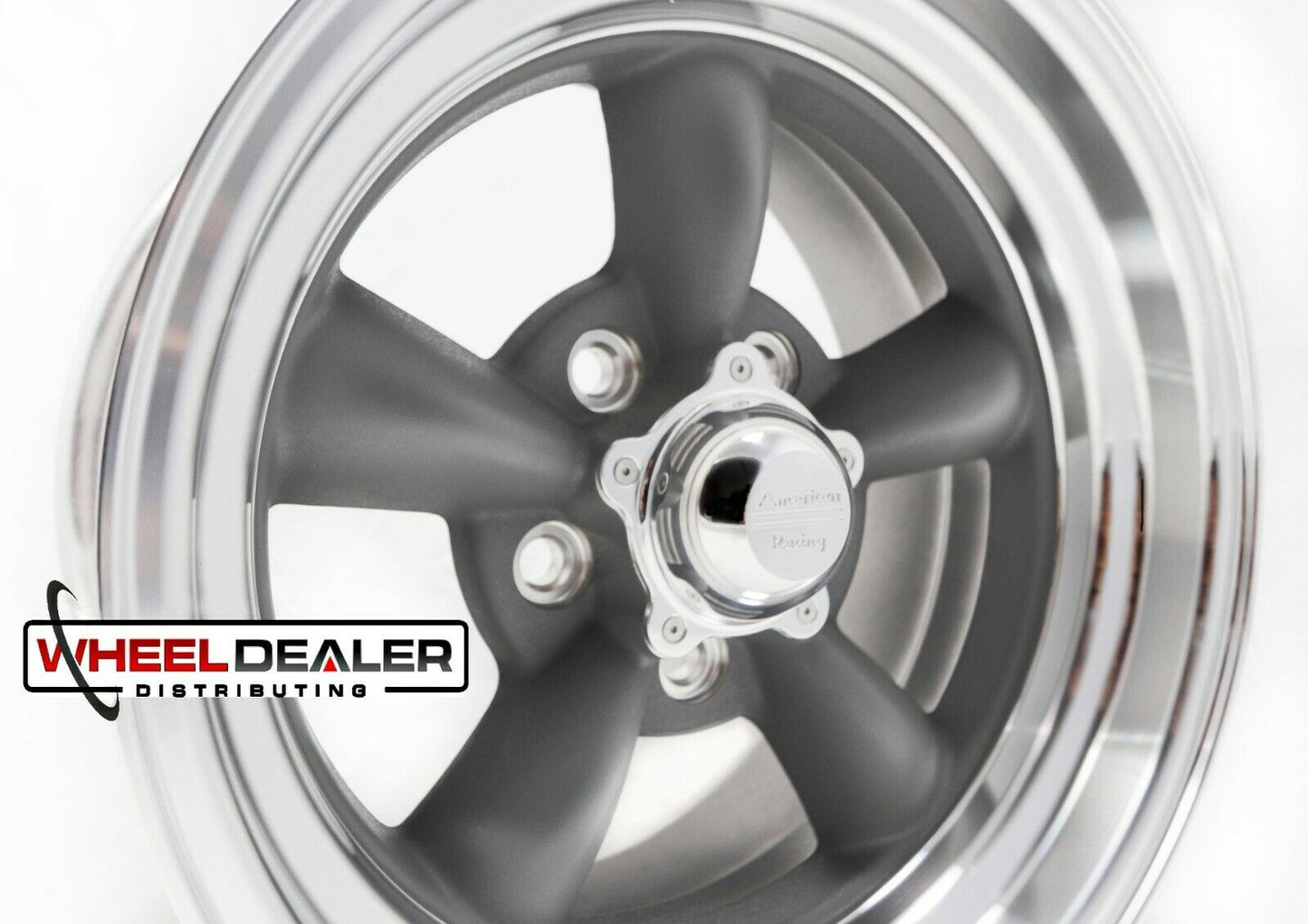 15" Gray Torq Thrust II Wheels