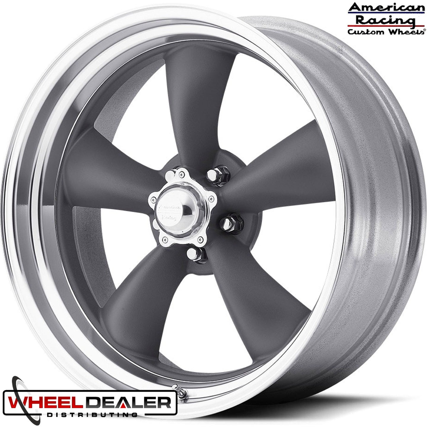 18" Gray Torq Thrust II Wheels