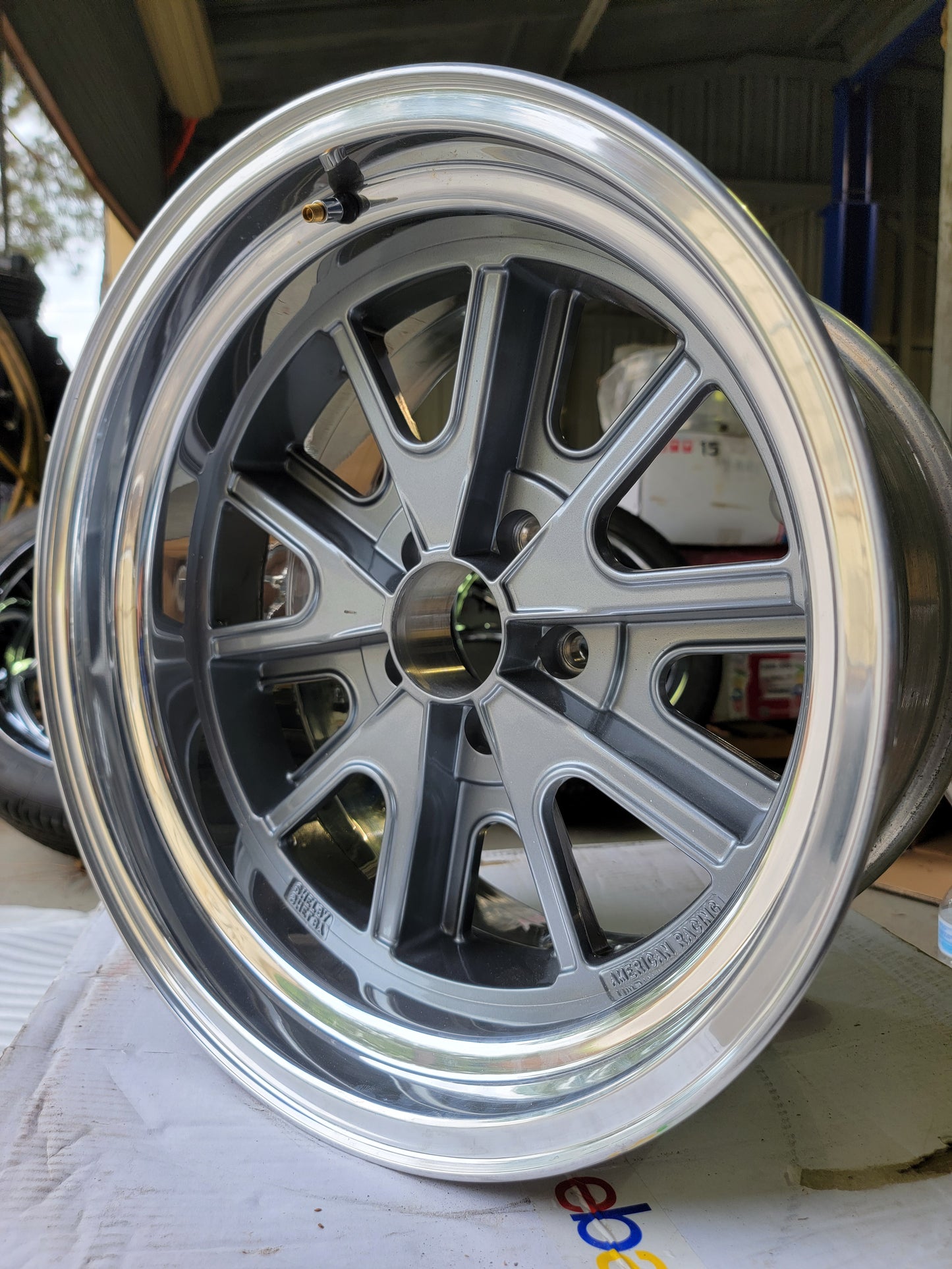 (2) 17x9.5" AMERICAN RACING VN427 SHELBY WHEELS