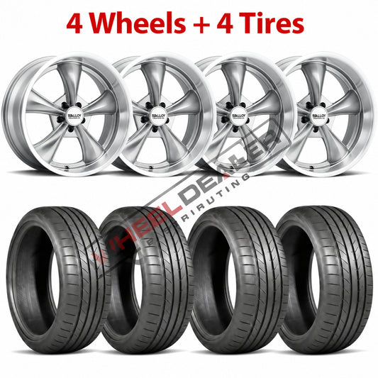20" STAGGERED WHEELS W/ TIRES (C10 TRUCKS)